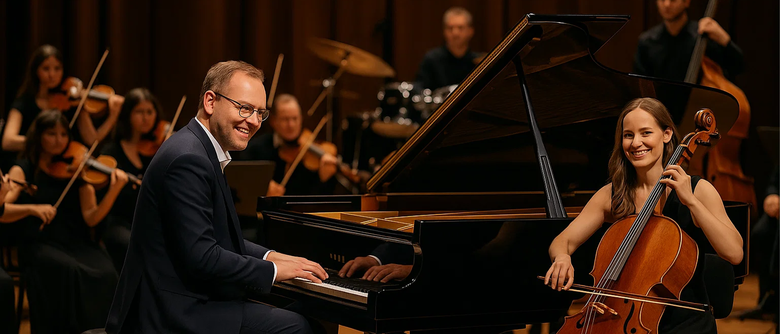 Ron Wieland am Klavier